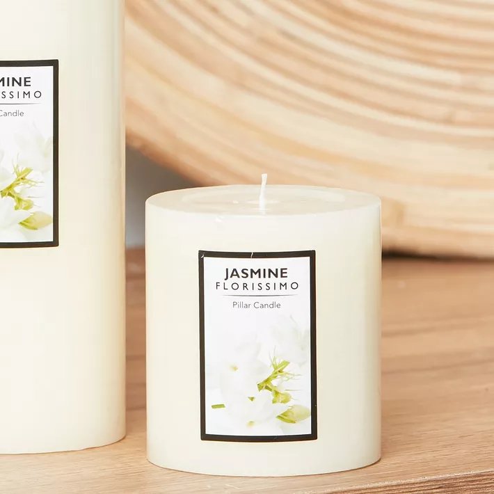 Jasmine Florissimo Pillar Candle Small