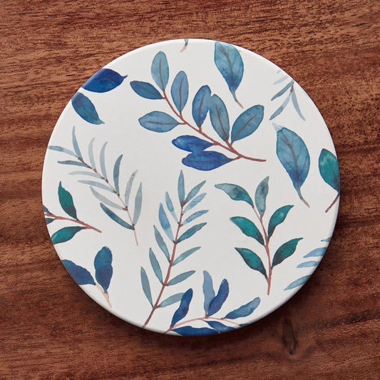 Eucalyptus Coaster Set Of 8 - 10 cm