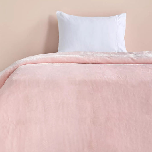 Luxury Plush Blanket - 150x200 cms Pink Blush