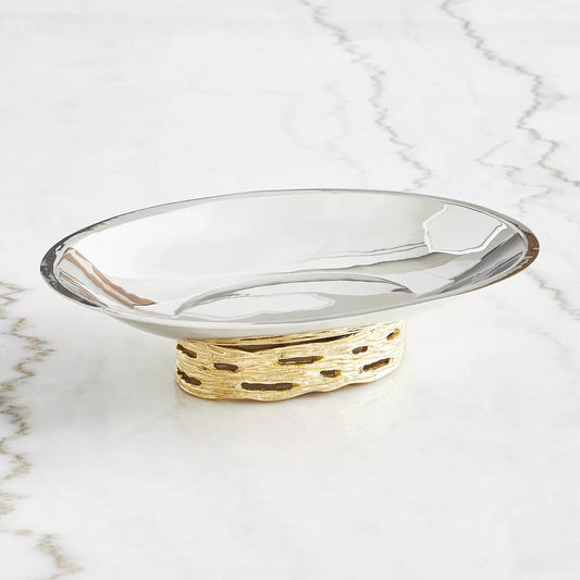 Sama Crust Metal Decorative Bowl